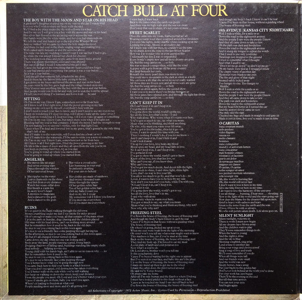 Cat Stevens - Catch Bull At Four - LP