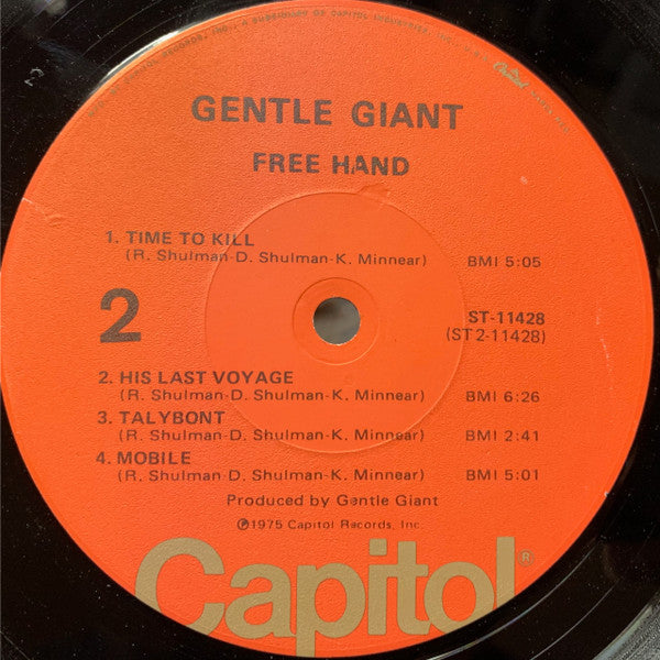 Gentle Giant - Free Hand - LP