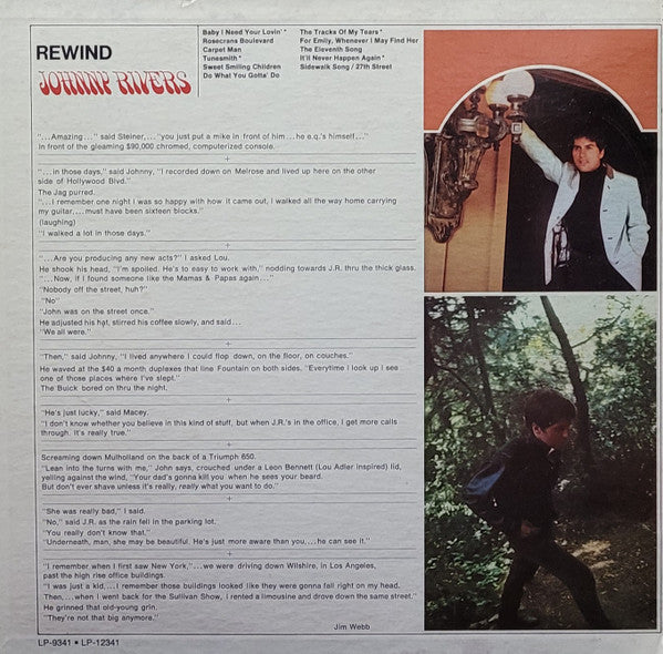 Johnny Rivers - Rewind - LP
