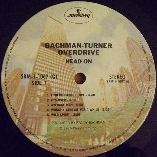 Bachman-Turner Overdrive - Head On - LP