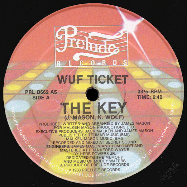 Wuf Ticket - The Key - LP