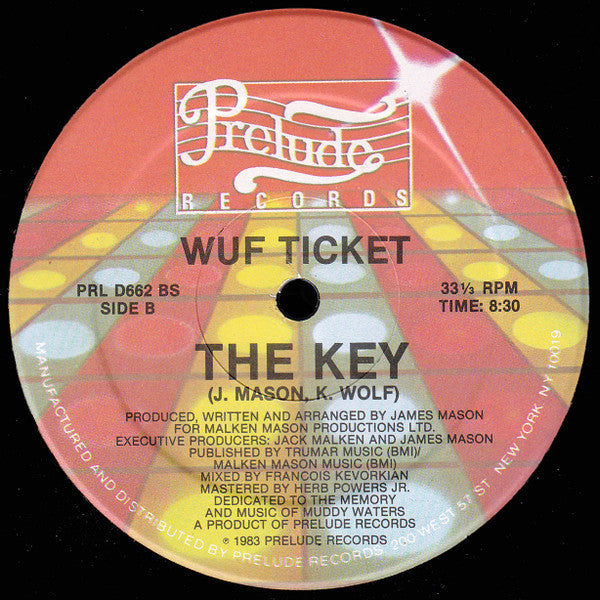 Wuf Ticket - The Key - LP