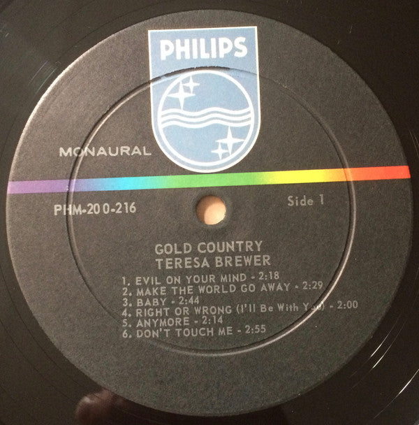 Teresa Brewer - Gold Country - LP