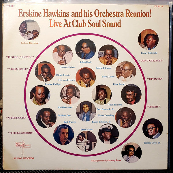 Erskine Hawkins And His Orchestra - Live At Club Soul Sound - LP
