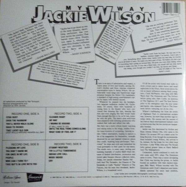 Jackie Wilson - My Way - LP