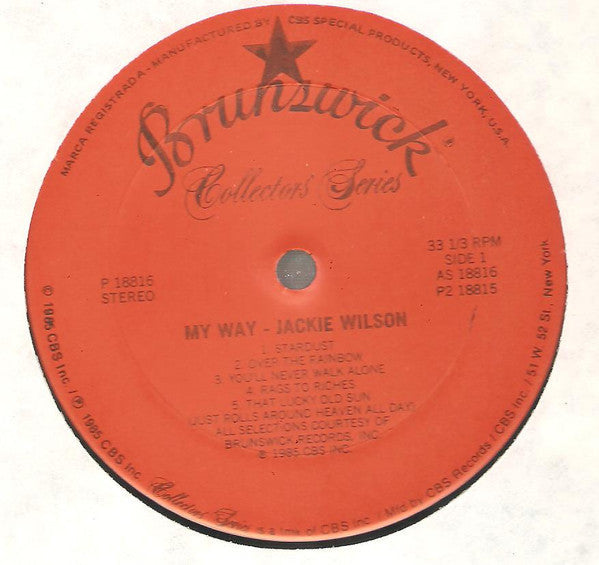 Jackie Wilson - My Way - LP