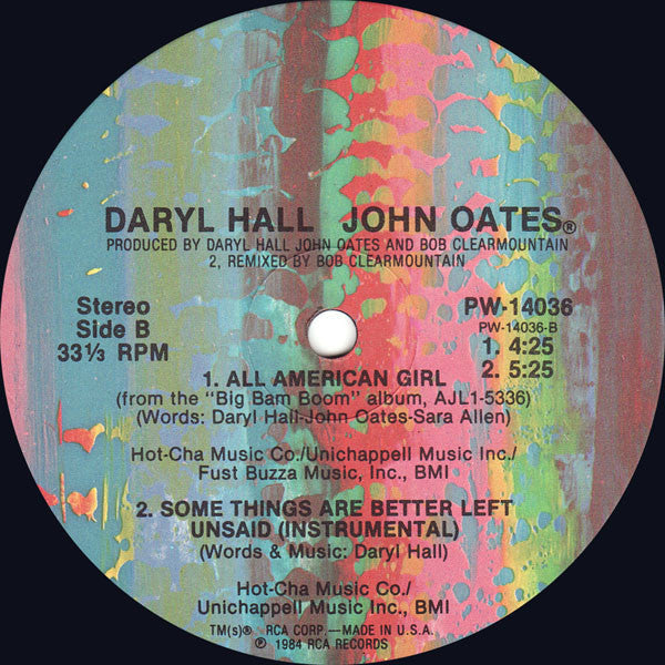 Daryl Hall & John Oates - Some Things Are Better Left Unsaid - LP