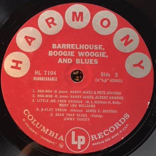Various - Barrelhouse, Boogie Woogie And Blues - LP