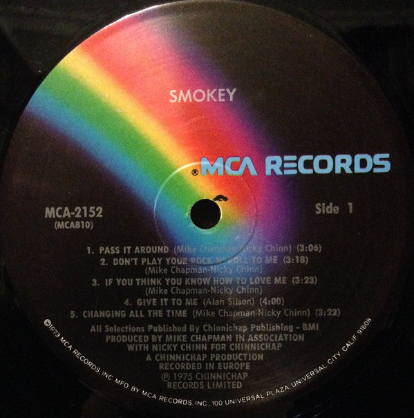 Smokey* - Smokey - LP