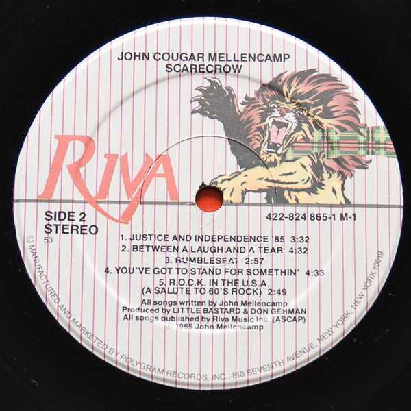 John Cougar Mellencamp - Scarecrow - LP