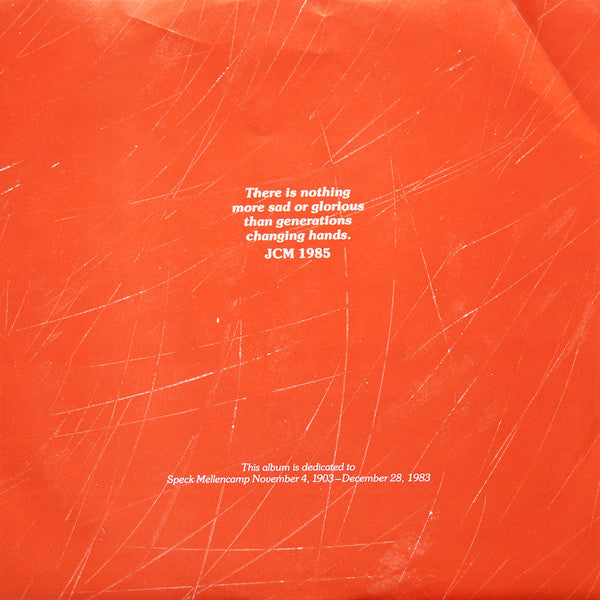 John Cougar Mellencamp - Scarecrow - LP
