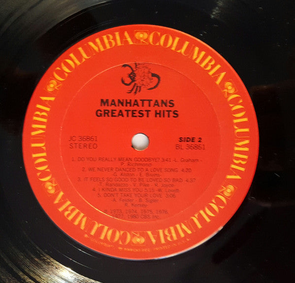 Manhattans - Greatest Hits - LP