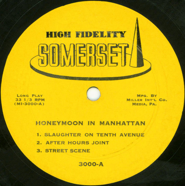 The New World Theatre Orchestra - Honeymoon In Manhattan - LP