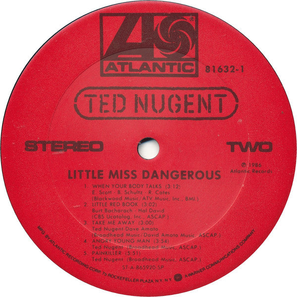 Ted Nugent - Little Miss Dangerous - LP