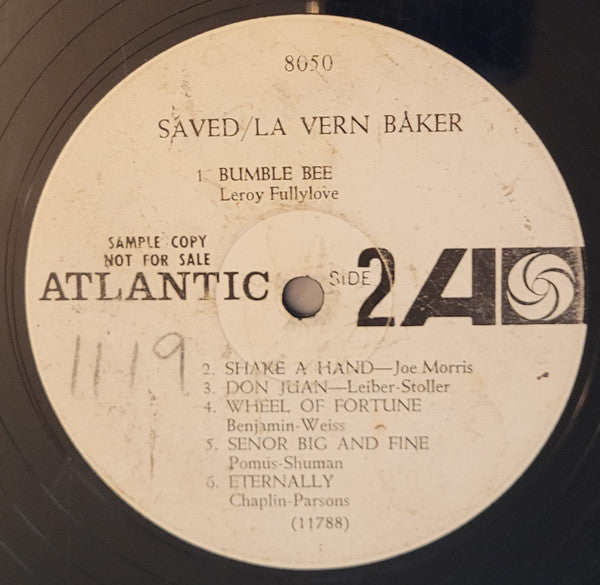 La Vern Baker* - Saved - LP