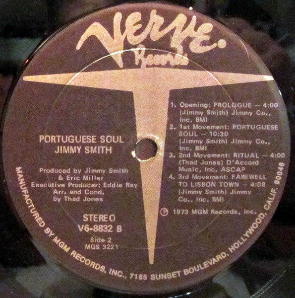 Jimmy Smith - Portuguese Soul - LP