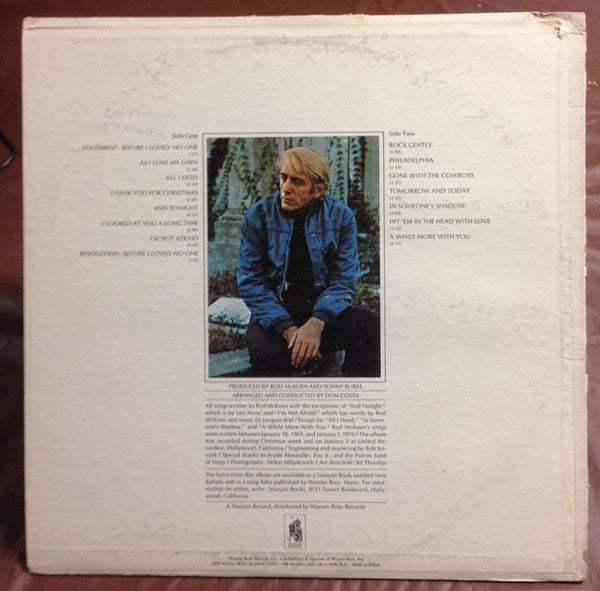 Rod McKuen - New Ballads - LP
