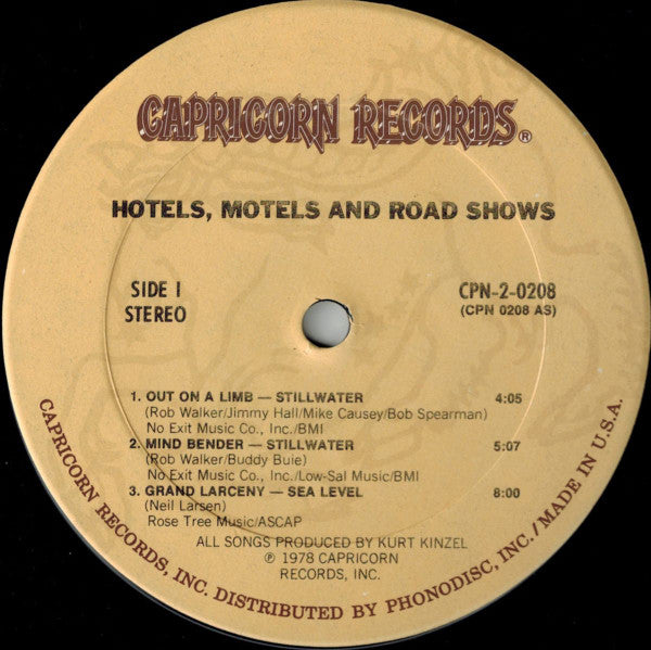 Various - Hotels, Motels And Road Shows - LP