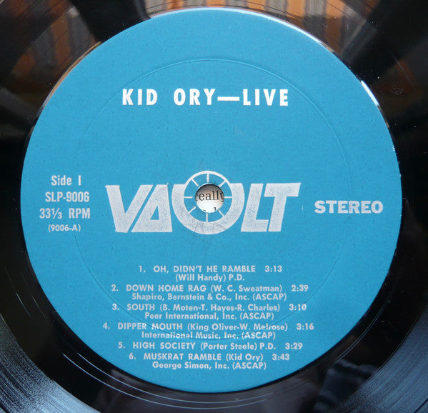 Kid Ory - Live - LP