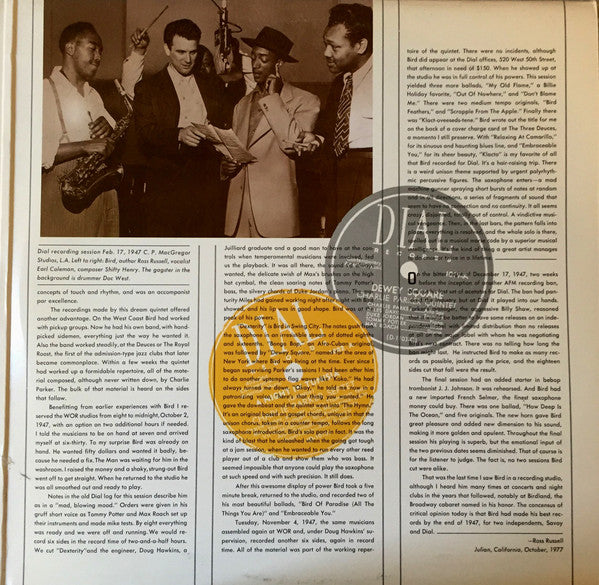 Charlie Parker - The Very Best Of Bird - LP