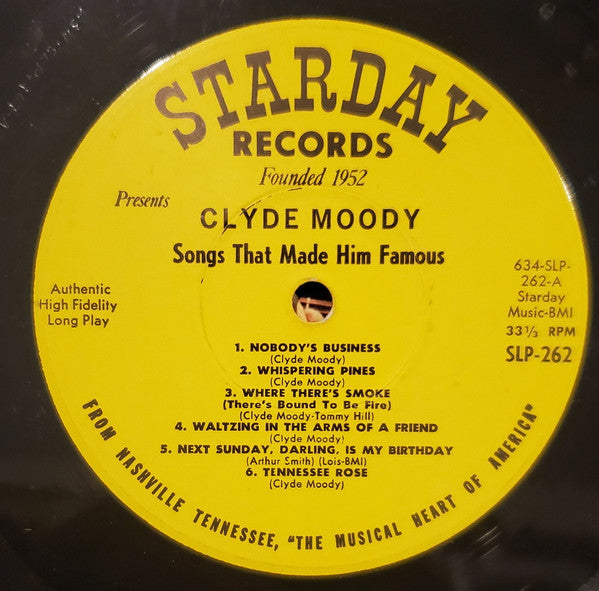 Clyde Moody - Songs That Made Him Famous - LP