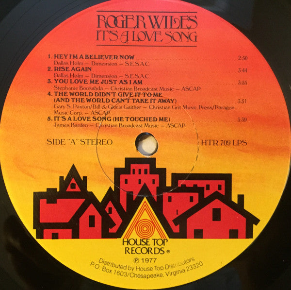 Roger Wiles (2) - It's A Love Song - LP