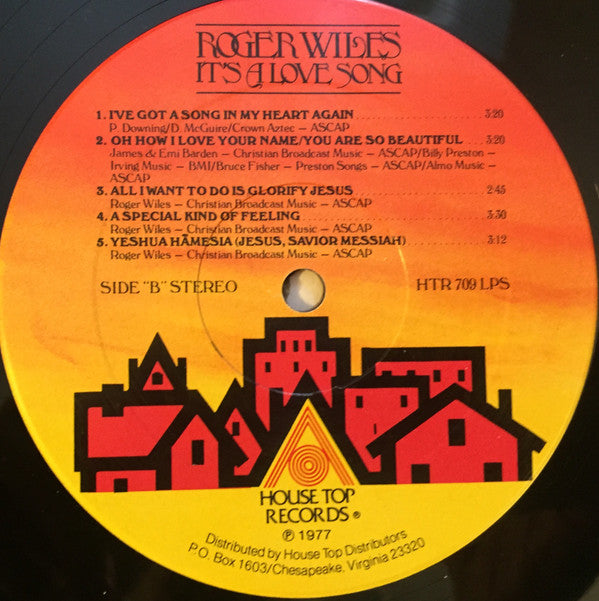 Roger Wiles (2) - It's A Love Song - LP