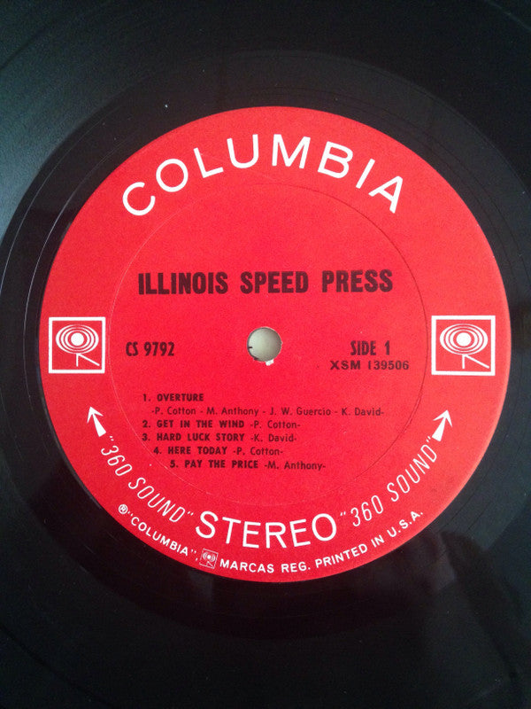 Illinois Speed Press - Illinois Speed Press - LP