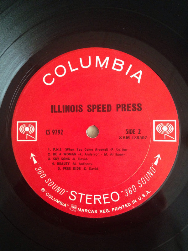 Illinois Speed Press - Illinois Speed Press - LP