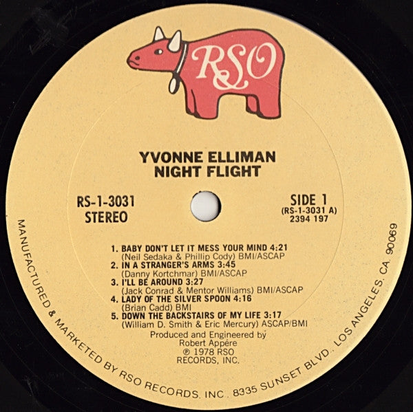 Yvonne Elliman - Night Flight - LP