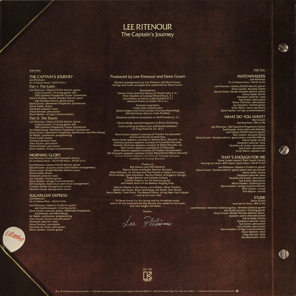 Lee Ritenour - The Captain's Journey - LP