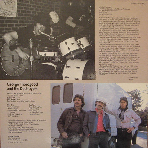 George Thorogood And The Destroyers* - George Thorogood And The Destroyers - LP