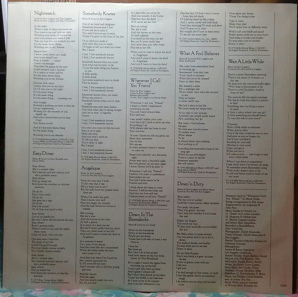 Kenny Loggins - Nightwatch - LP