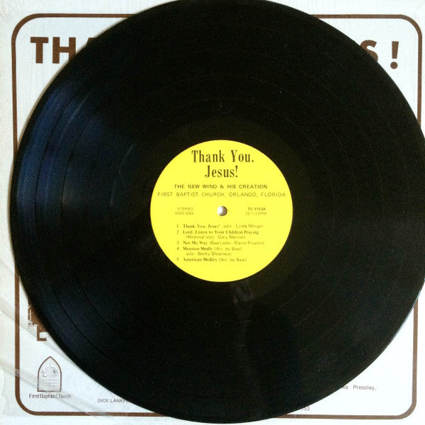 The New Wind & His Creation - Thank You, Jesus! - LP