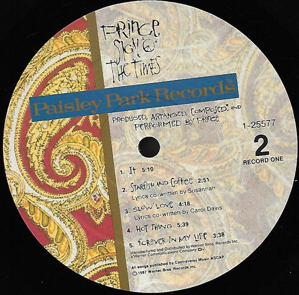 Prince - Sign "O" The Times - LP
