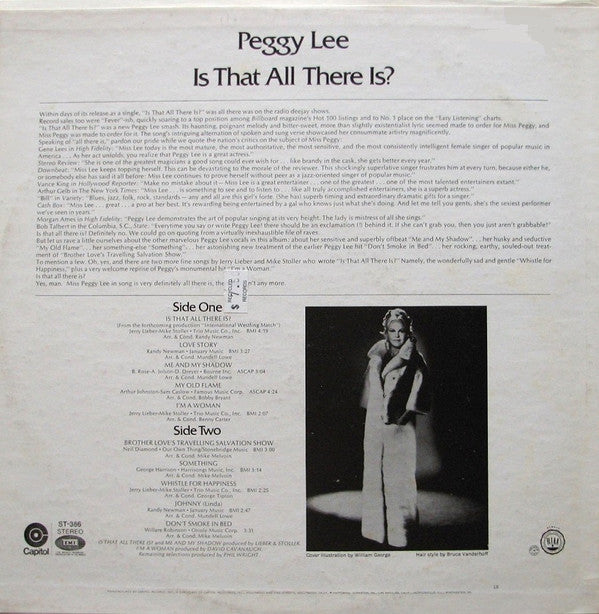 Peggy Lee - Is That All There Is? - LP