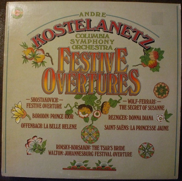 André Kostelanetz, Columbia Symphony Orchestra - Festive Overtures - LP