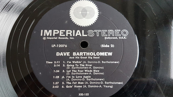 Dave Bartholomew - Fats Domino Presents Dave Bartholomew And His Great Big Band - LP