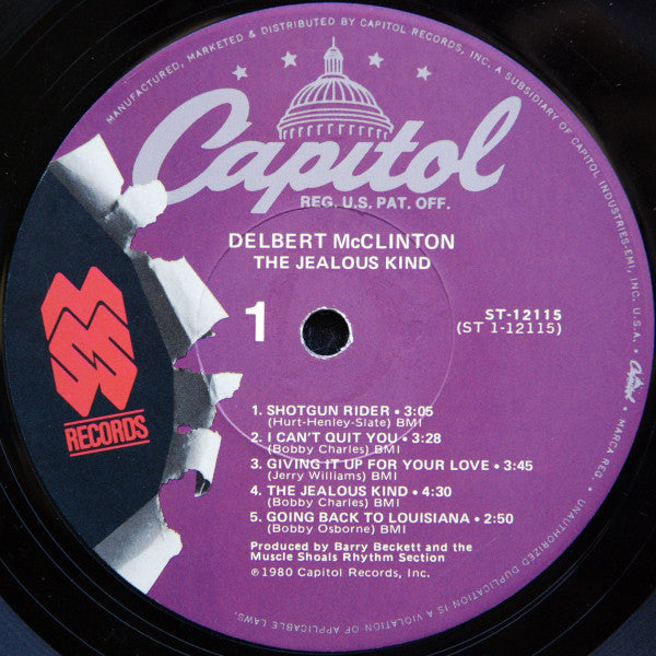 Delbert McClinton - The Jealous Kind - LP