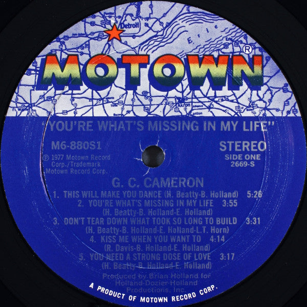 G.C. Cameron - You're What's Missing In My Life - LP