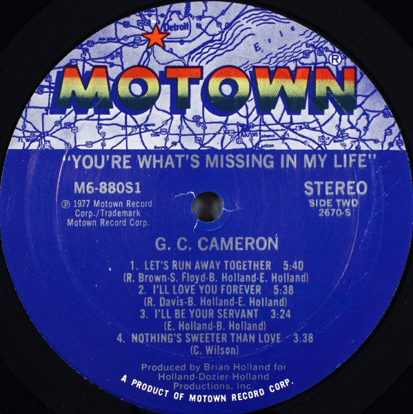 G.C. Cameron - You're What's Missing In My Life - LP