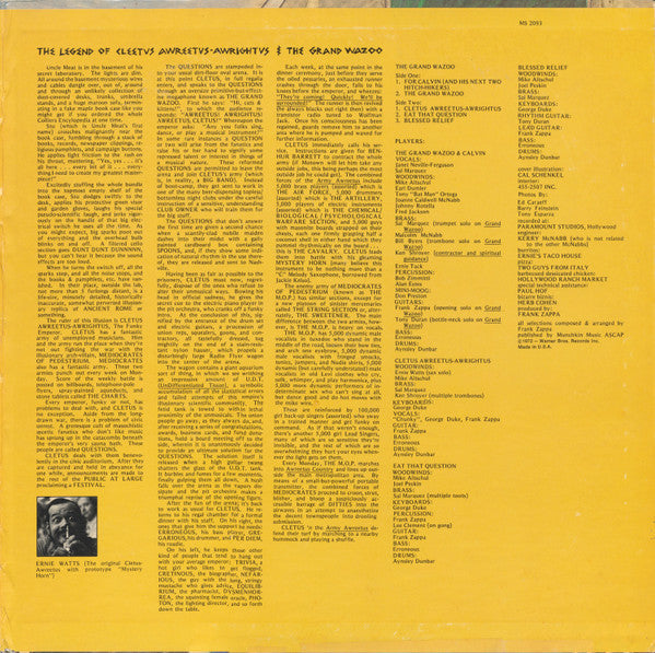 The Mothers - The Grand Wazoo - LP