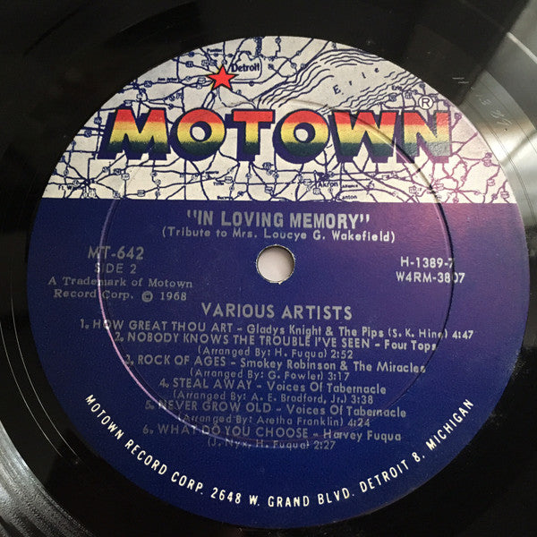 Various - In Loving Memory - A Tribute To Mrs. Loucye G. Wakefield - LP