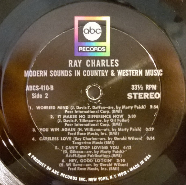 Ray Charles - Modern Sounds In Country And Western Music - LP