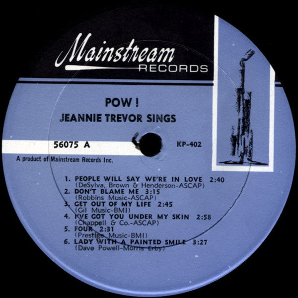 Jeannie Trevor* - Pow! Jeannie Trevor Sings - LP