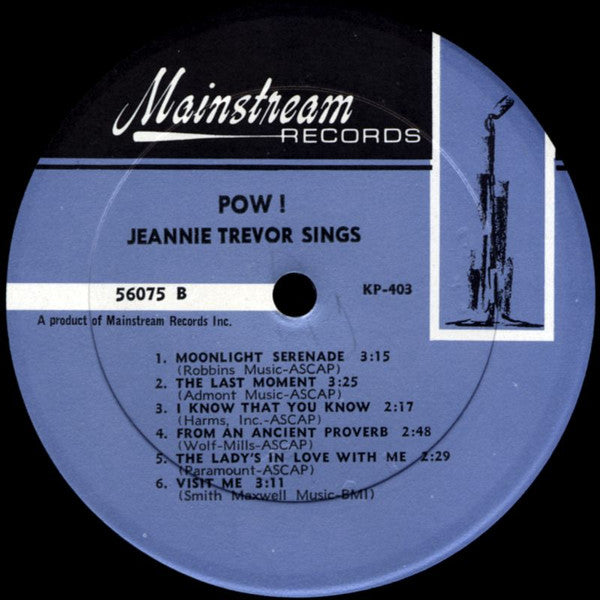 Jeannie Trevor* - Pow! Jeannie Trevor Sings - LP