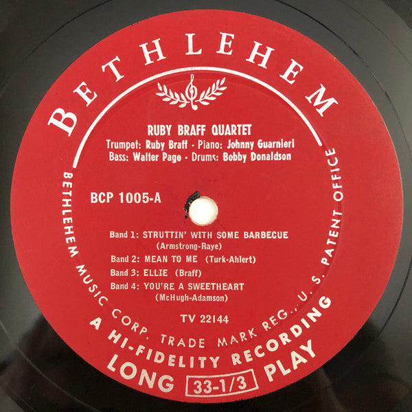 Ruby Braff Quartet - Ruby Braff Swings - LP