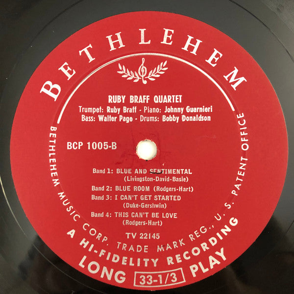 Ruby Braff Quartet - Ruby Braff Swings - LP
