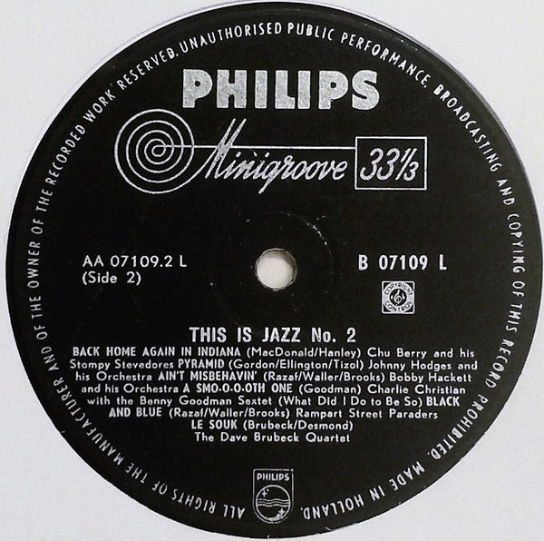 Various - This Is Jazz No. 2 - LP