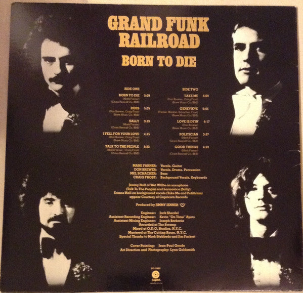 Grand Funk Railroad - Born To Die - LP